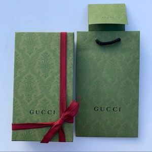 Gucci Box and Paper Bag